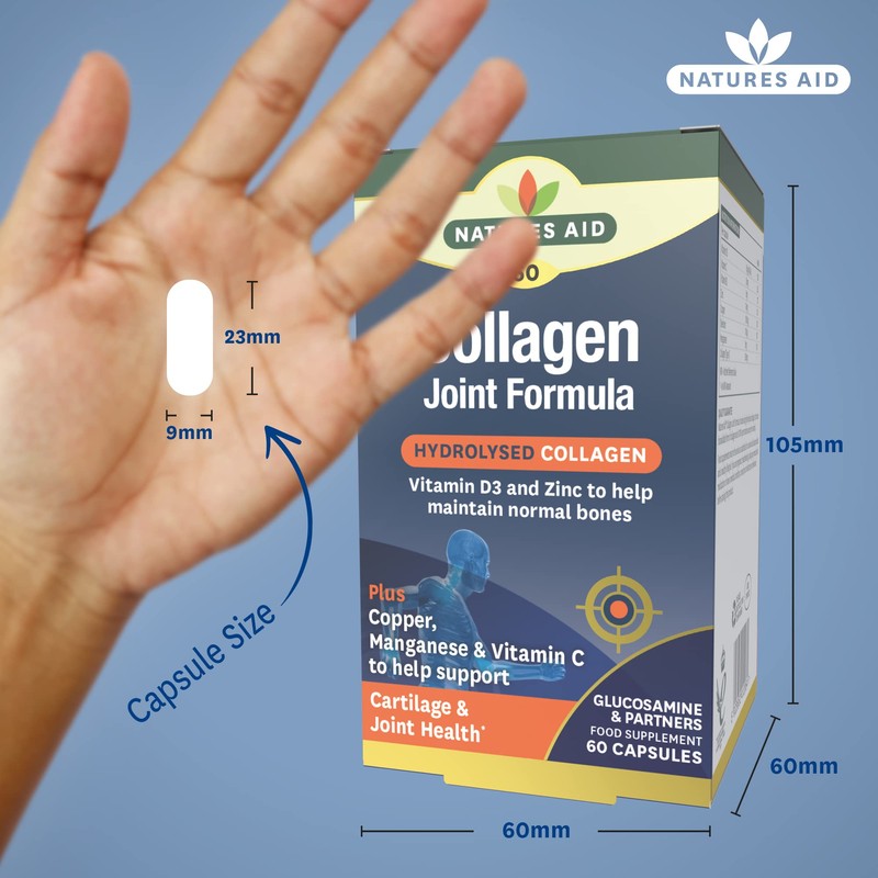 Natures Aid Collagen Joint Formula with Vitamin C, Copper and