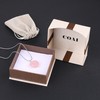 COAI Heart Rose Quartz, Love Fulfillment Necklace, Women's, rose quartz,