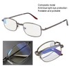 Reading Glasses Blue Light Blocking Anti Fatigue Folding Presbyopic Glasses