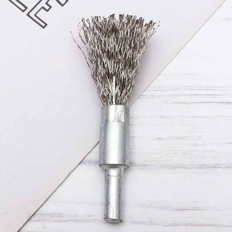 Baluue 5pcs Durable Stainless Steel Wire Brush for Electric Drill