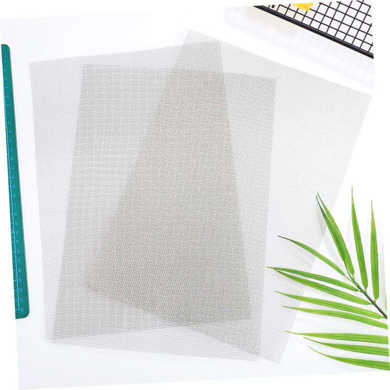 Kichvoe 6pcs Stainless Steel Mesh Screen Woven Vent Mesh for