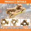 JMIATRY 6PCS 3/8 Chain Link Connector Alloy Steel 3/8 Inch