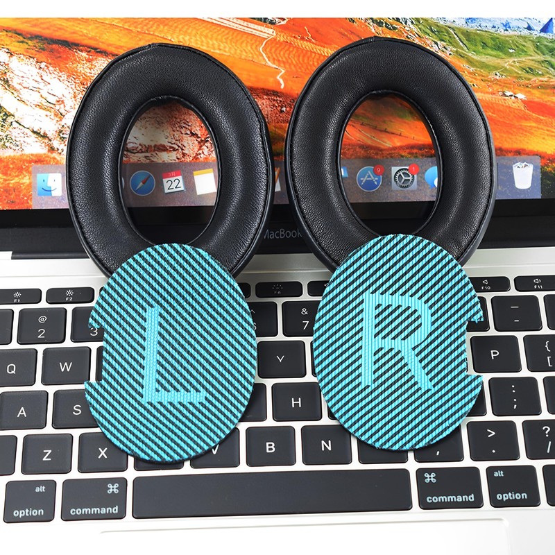 XSQD 2 Pairs Replacement Earpads for Head Mounted Headphones, Soundproof