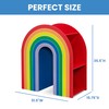 Delta Children Rainbow Bookcase – Greenguard Gold Certified, Multi