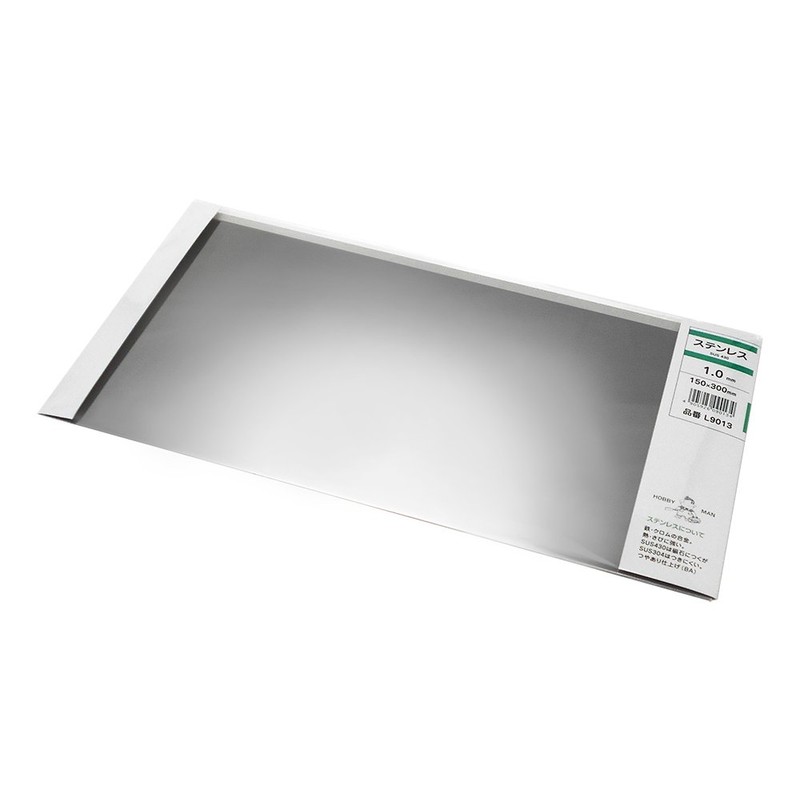 Q-Ho SUS430 Stainless Steel Plate Slim 5.9 x 11.8 inches