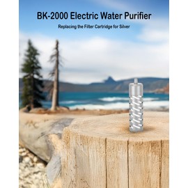 Pre-Filter Replacement Set for the BKLES BK2000 or BK3000 Electric Portable Camping Water Filter - Silver Color