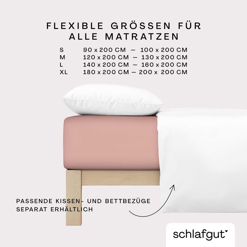 schlafgut Cool Contact Microfibre Fitted Sheet up to 100 x