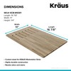 Kraus Kore Cutting Board for Workstation Kitchen Sinks (16 7/8
