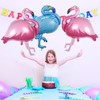 4 Flamingo Balloons, Birthday Decorations, Flamingo Party Decorations, Foil Decorative