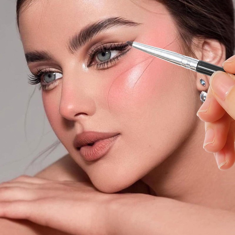 6PCS Ultra Fine Soft Sable Eyeliner Brushes, Makeup Tools, Synthetic