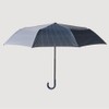 JAJU [JAJU] Crossbody UV 3-Fold Umbrella_Blue Stripe