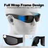 2 PACK Unbreakable Bifocal Reading Sunglasses for Men, Wrap Around