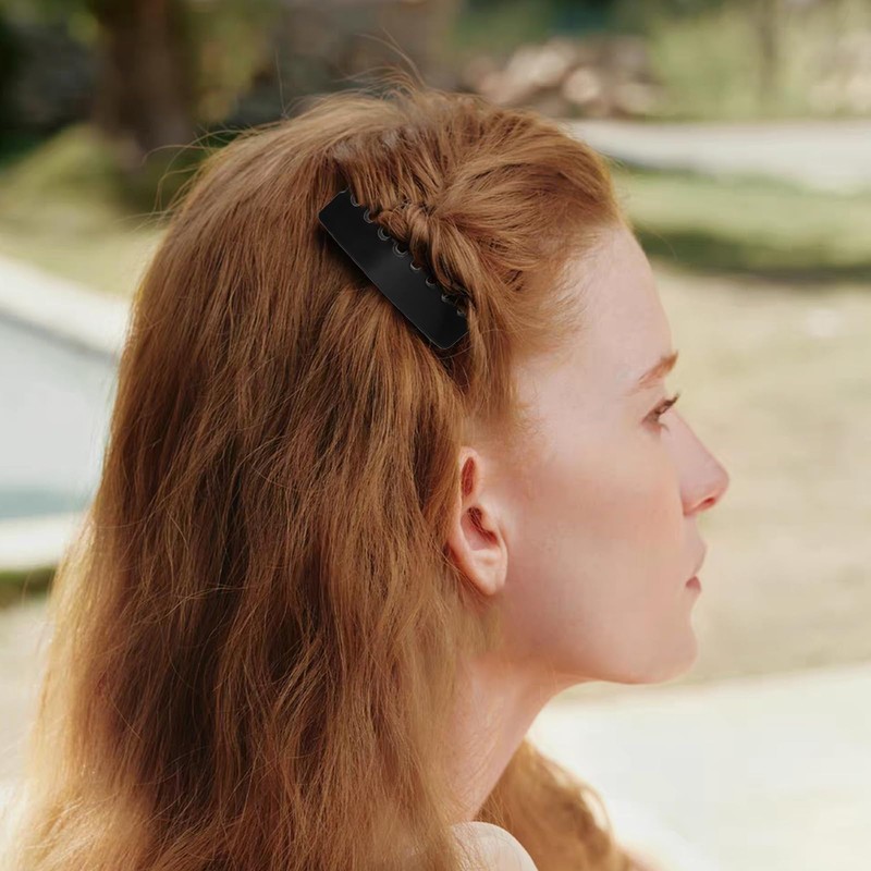 French Hair Side Combs For Women, 6 Pcs Decorative French