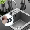 Jiozermi 6 Pcs Black Sink Overflow Ring, Bathroom Sink Overflow