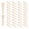 sourcing map Wood Axle Pegs 7/32" Dia. 1-1/4" Length, Mini Wooden Peg Wooden Wheels Shaft for DIY Model Cars Trucks, 100pcs