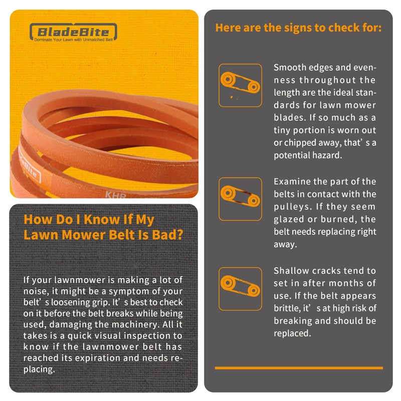 BladeBite Deck Belt 126-7443 / Kevlar Cord - Compatible with