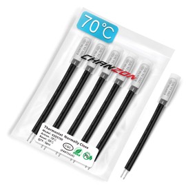 Chanzon 5pcs 70℃ Thermostat KSD9700 Thermal Protector Temperature Controller Normally Closed 70 Degree 250V 125V 5A