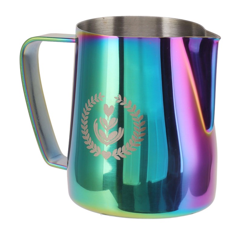 Frothing Pitcher 304 Stainless Steel Pull Flower Cup Coffee Milk