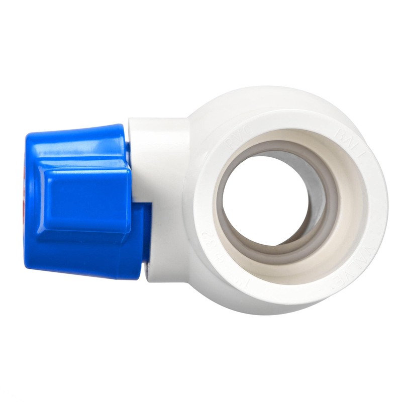 sourcing map Ball Valve, 32mm ID PVC Socket End Shut