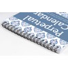 Inkdotpot Ikat Perpetual Calendar, Important Dates to Remember- 6x9 Monthly