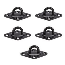 5Pcs Eye Plate Stainless Steel Thicken Eye Pad for Ceiling Chandeliers Ceiling Fans Ceiling Sandbags Hanging Swings 8mm/0.31in