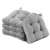 Basic Beyond Chair Cushions for Dining Chairs 4 Pack, Memory