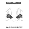 Elecom LBT-OWS03BK-EC Wireless Earphones, Bluetooth 5.4, Ear Cuff, Lightweight, AAC