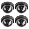 TKOOFN Dummy Fake Security CCTV Dome Camera Simulation Monitor with