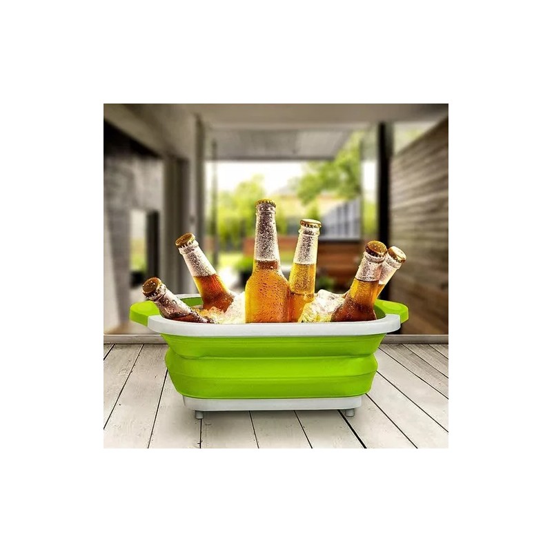 Aquila Tabla Para Picar Bco/verde Aquila - Tp3571 Color Verde