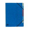 Exacompta Europa 7-Part Organiser 400gsm Pressboard A4 Blue