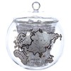 Mixology Vintage Globe Ice Bucket Silver
