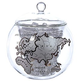 Mixology Vintage Globe Ice Bucket Silver