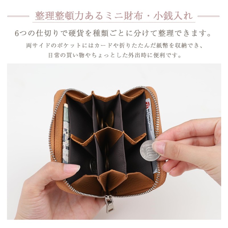 imeetu Mini Wallet, Coin Case, Key Case, Coin Purse, 6