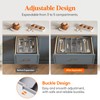Lifewit Plastic Utensil Organizer for Kitchen Drawers, Expandable 13 to