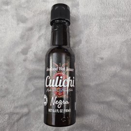 Salsa Culichi  Chiltepin Negra, Chiltepin hot sauce Seafood Hot Sauce 6.4 FL oz