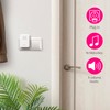 Byron Wireless Doorbell Set, Plug-In Chime, 150m Range, 16 Melodies,
