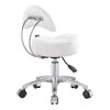 Dir Pedicure Stool Low Sitting Roller Pedi Technician Stool Medusa