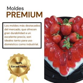 GENERIC Molde para gelatina especial en forma de rosca con nudos, moldes reutilizables de polietileno