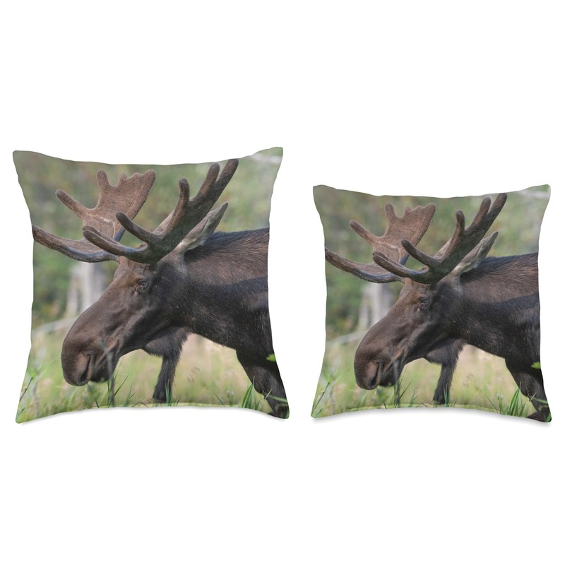 Moose Throw Pillow