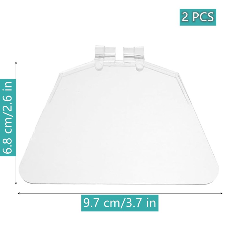 2 Pcs Guard Bench Grinder Replacement Transparent Guard Bench Grinder