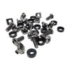 10pcs. M6 Rack Fixing Set, Captive Cage Nuts Bolts Screws