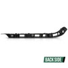 LQI Rear Bumper Retainer Bracket Passenger Right Side Compatible with