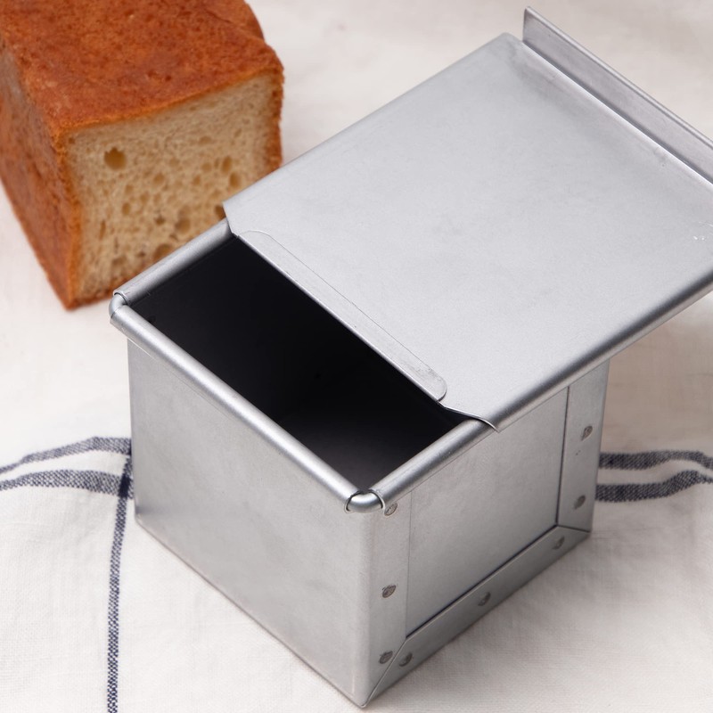 Endoshoji WSY1803 Professional Ulster Bread Mold with Lid, 3.0 inches