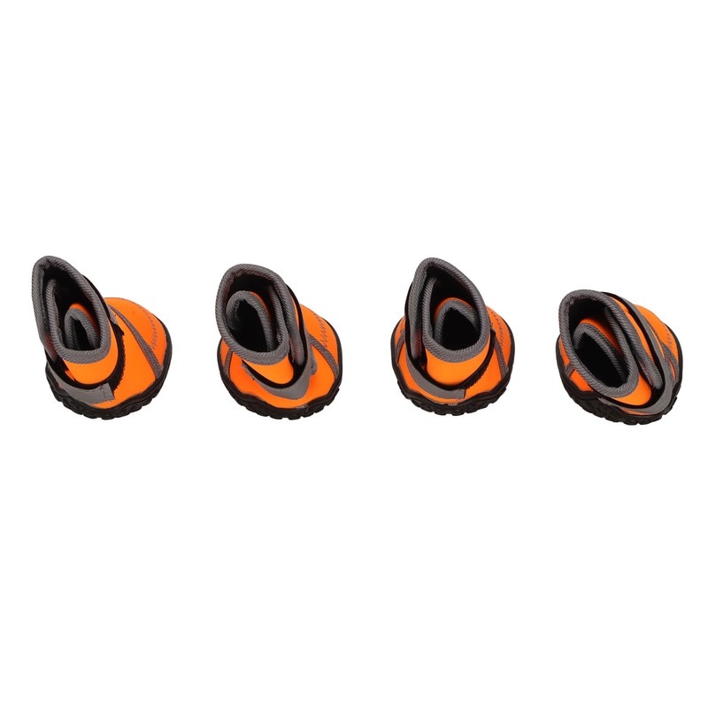4pcs Dog Boots Soft Rubber Waterproof Pet Dog Paw Protector