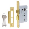 DIDA® 3 Lever Mortice Sashlock Polished Brass Mortice Locks Sashlocks