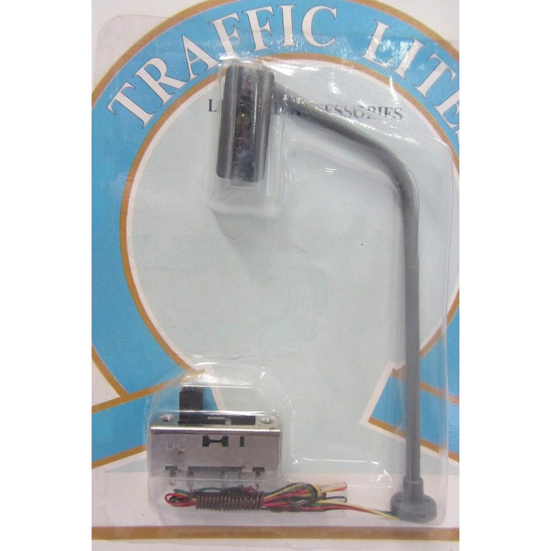 Model Power HO Scale Traffic Light, Hanging/Left w/Switch