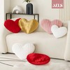 AELS Heart Shaped Pillow, Set of 2, Heart Decorative Throw