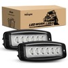 Nilight LED Pods Flush Mount 2Pcs 18W 7.3Inch Spot Offroad