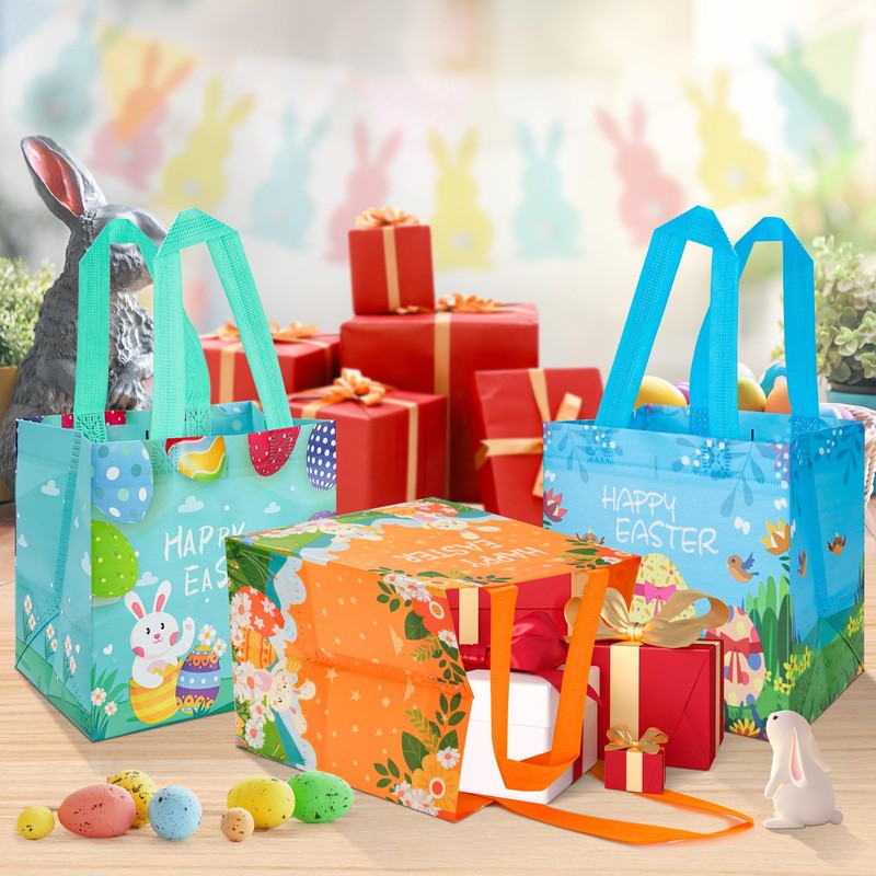 Reusable Gift Bags, colourful, M