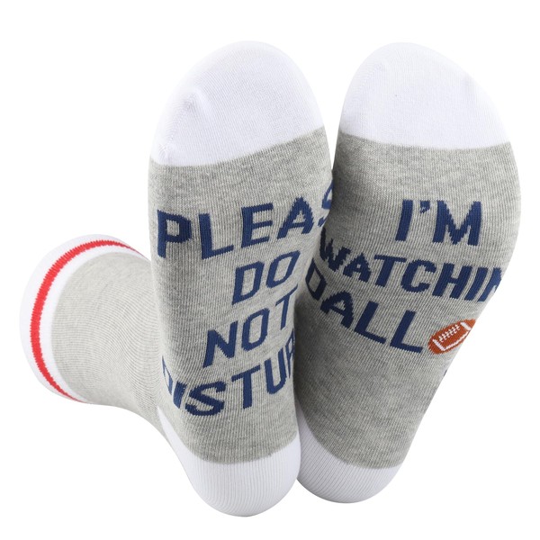 WCGXKO DAL Football Themed Gift Novelty American Football Socks Sports